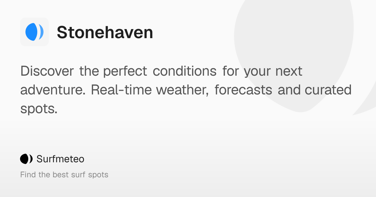 Scotland – East Coast – Stonehaven Surf Forecast & Surf Report